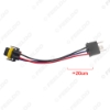 Picture of Car Headlight Lamp Wiring Socket Adapter H11 To H4 Connector Plug Auto Light Wire Cable