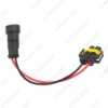 Picture of Car Headlight Lamp Wiring Socket Adapter From H11 To AMP Superseal 1.5mm 2-Pin Connector Plug Auto Light Wire Cable
