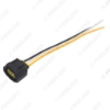 Picture of Car 3Pin Headlight Lamp Wiring Socket Adapter For Car/Auot Connector Plug Turn Light Wire Cable