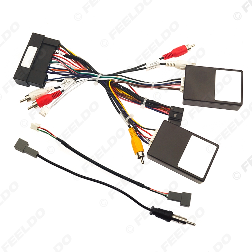 Picture of Car 16pin Power Cord Wiring Harness Adapter With Canbus Box For Hyundai Sonata 8/IX35/IX45(10-14) Installation Head Unit
