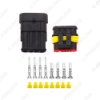 Picture of Auto Waterproof 1/2/3/4/5/6 Pin Way Electrical Wire Connector Plug Car Motorcycle Marine HID AWG Socket