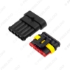 Picture of Auto Waterproof 1/2/3/4/5/6 Pin Way Electrical Wire Connector Plug Car Motorcycle Marine HID AWG Socket